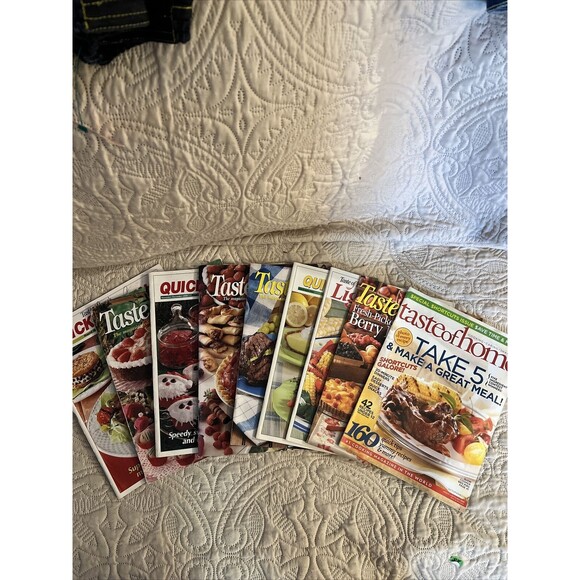 Taste of Home Magazines Lot of 9 Issues from 2000-2009 - Picture 1 of 4